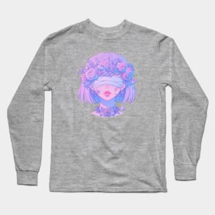 Pastel Goth Queen of Roses Long Sleeve T-Shirt